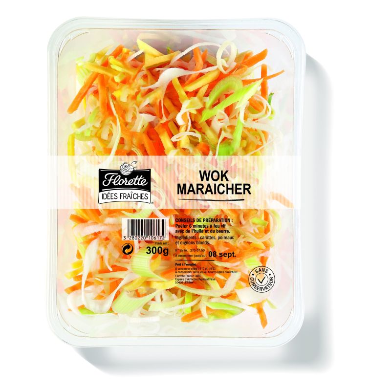 Florette Flor.Ette Wok Maraicher 300G