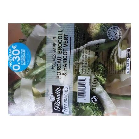 Florette Flor Vap Poir Broc Haricot300G