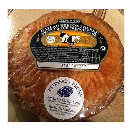 Biscuiterie Louis Le Goff Legoff Gateau Bret.Pruneau350G