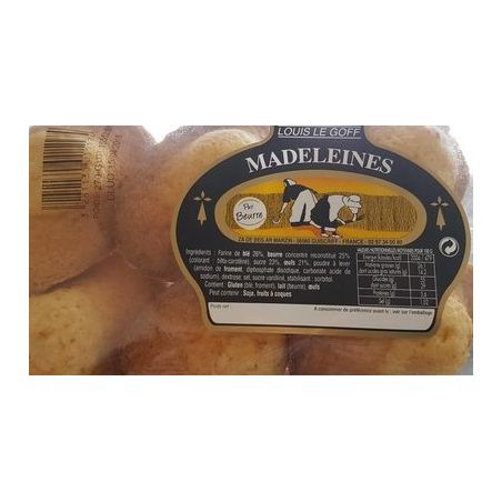 Biscuiterie Louis Le Goff Legof Madeleine Nature Pb 270G