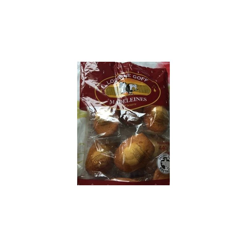 Biscuiterie Louis Le Goff Legoff 13 Madeleines Pb 440Gr