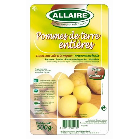 Allaire Pommes De Terre Entieres 500G