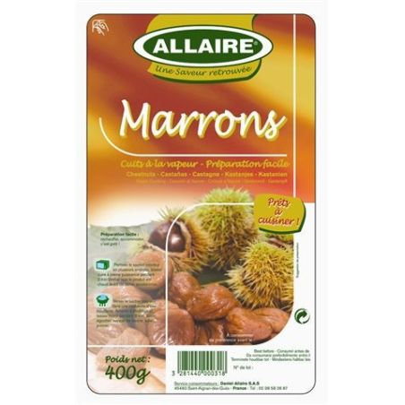Allaire Marrons 2X200G Barquette