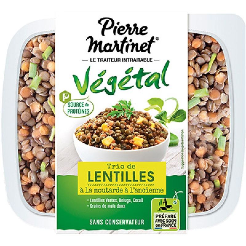 Martinet Mart Trio Lentille Moutard250G