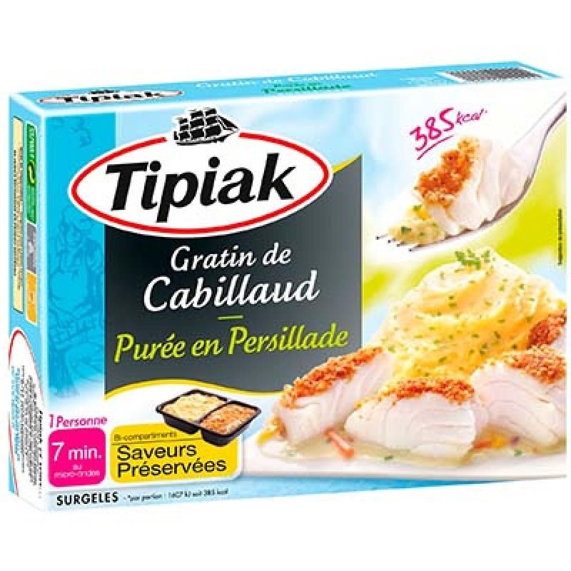 Tipiak Gratin Cabillaud/Pure310G