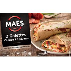 Maes 2X125G Galette Chorizo Legumes