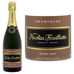 Nicolas Feuillatte Champagne Demi-Sec : La Bouteille De 75Cl