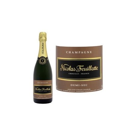 Nicolas Feuillatte Champagne Demi-Sec : La Bouteille De 75Cl