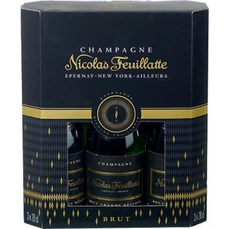 Nicolas Feuillate 3X20Cl Champagne Grande Reserve N.Feuillatte