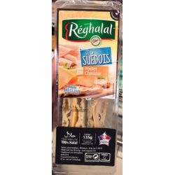 Reghalal Reg Sandwich Sued Plt Ched135G