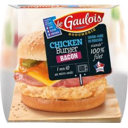 Le Gaulois Gauloi Chicken Burger Bacon155