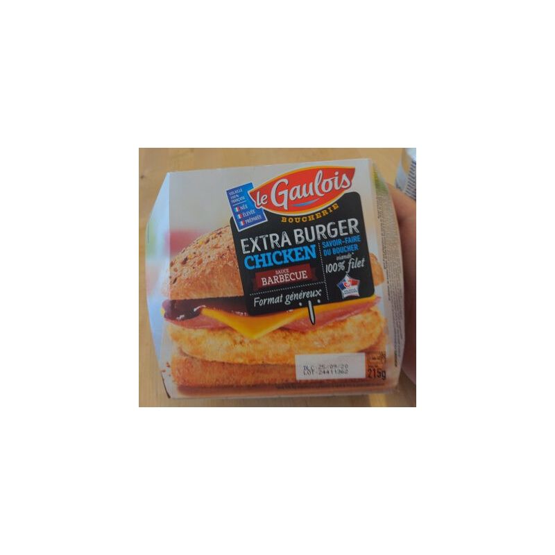 Le Gaulois Extra Chicken Burger Bbq 155G