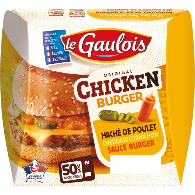 Le Gaulois Chicken Burger X1 150G.Ga