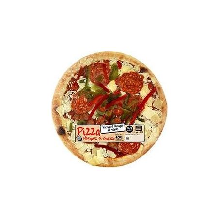 Toque Angevine 420G Pizza Merguez Et Chorizo