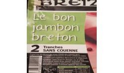 Terres De Breizh Jambon Sup.Ss.Couenne 2Tr.100G