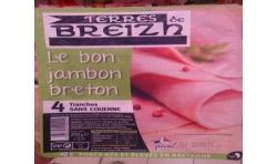 Terres De Breizh Jambon Sup.Ss Couenne 4Tr 200G