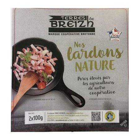 Terres De Breizh T.Breizh Lardons Natu.X2 200Gr