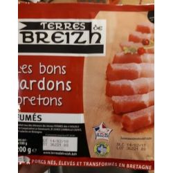 Terres De Breizh T.Breizh Lardons Fumes X2 200G