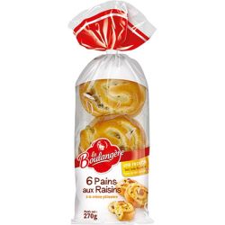 La Boulangere Boulan Pains Raisins X6 270
