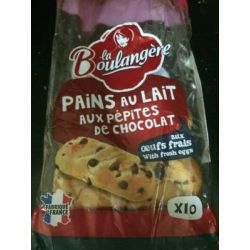 La Boulangere 530G Pains Au Lait Prépites De Chocolat X10 Boulangère