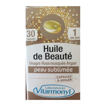 Vitarmonyl 30 Caps Huile De Beaute Vitarm