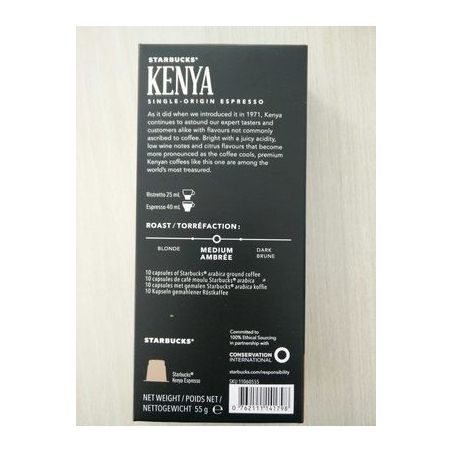 Starbucks 55G X10Caps Esp Kenya Starbuck