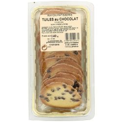 Astruc Pâtisserie Tuiles Chocolat Pur Beurr 140G