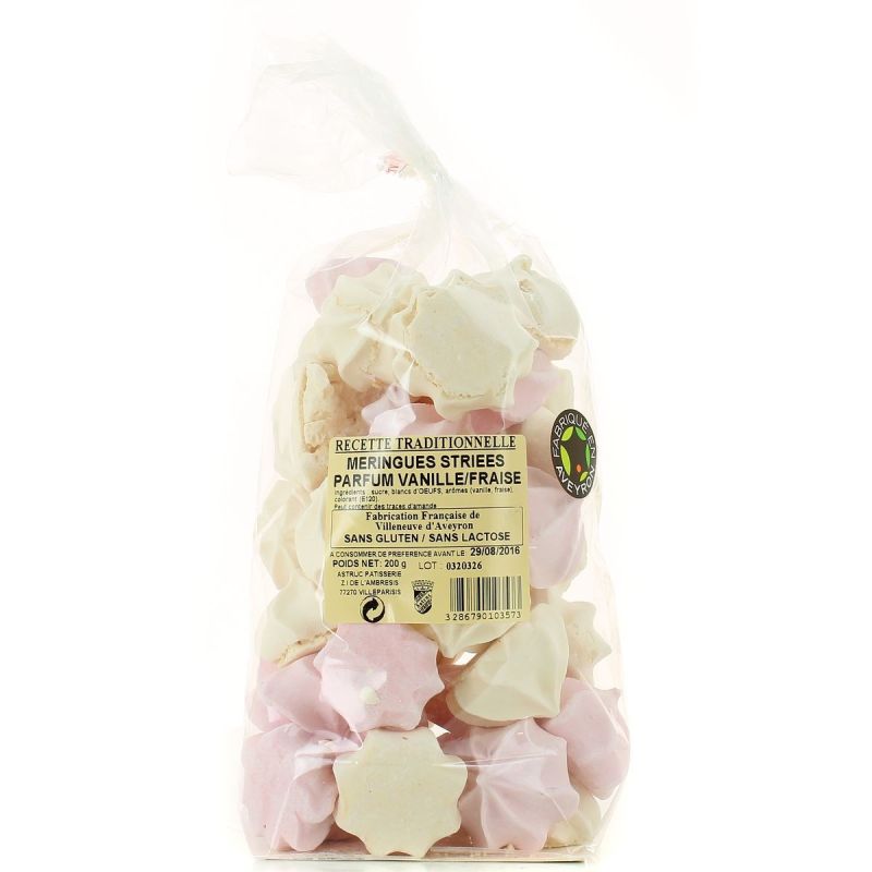 Astruc Pâtisserie 200G Meringue Vanille/Fraise