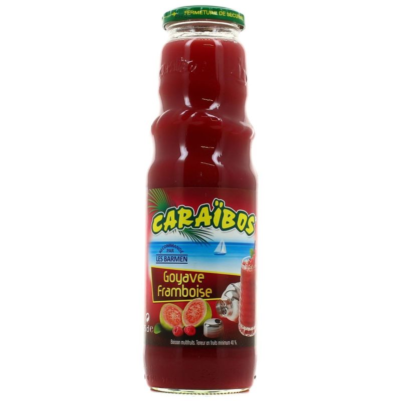 Caraïbos Jus Goyave Framb : La Bouteille De 75Cl