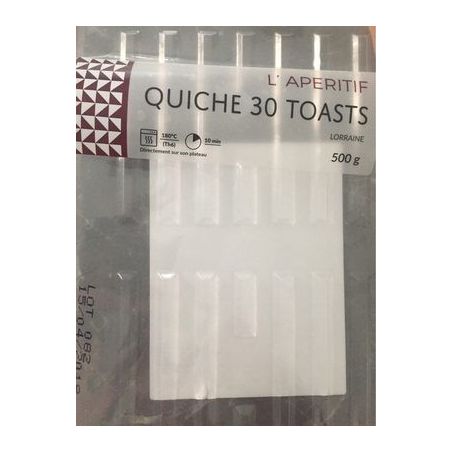 Sapresti 500G 30Toasts Quich.Lor.Sapres