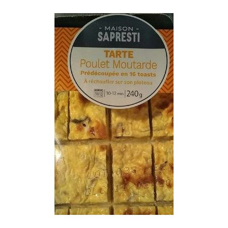 Fr.Emballe Fe Tarte Plt Moutarde 16T 240G