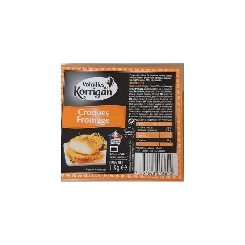 Korrigan Croque Fromage X2 500G Sat