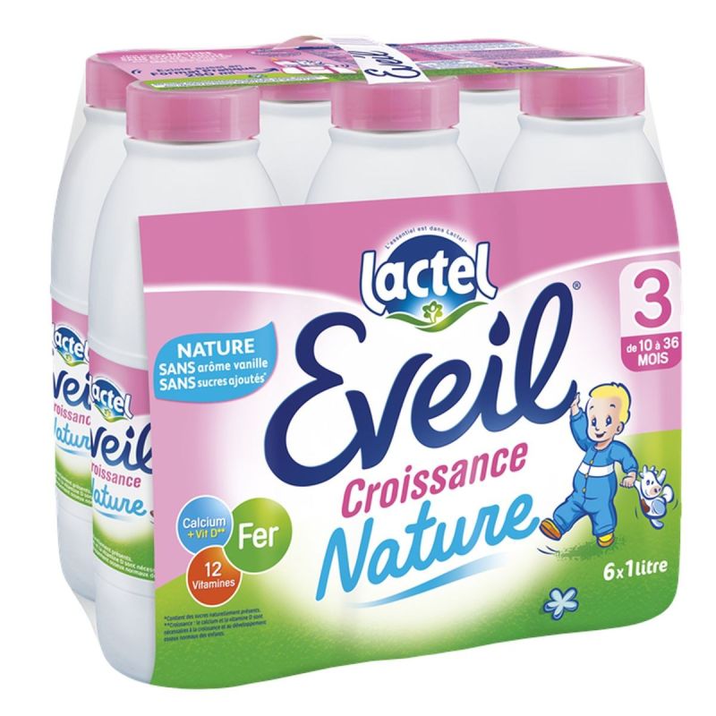 Lactel Eveil Nature 6X1Litre