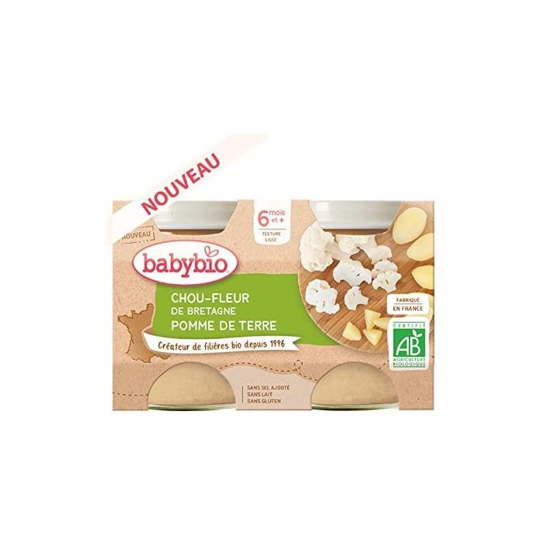 Babybio Chou-Fleur Pomme De Terre 2X130G