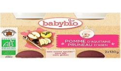 Babybio Pomme Pruneau 2X130G