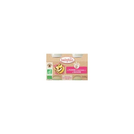 Babybio Pomme Banane 2X130G