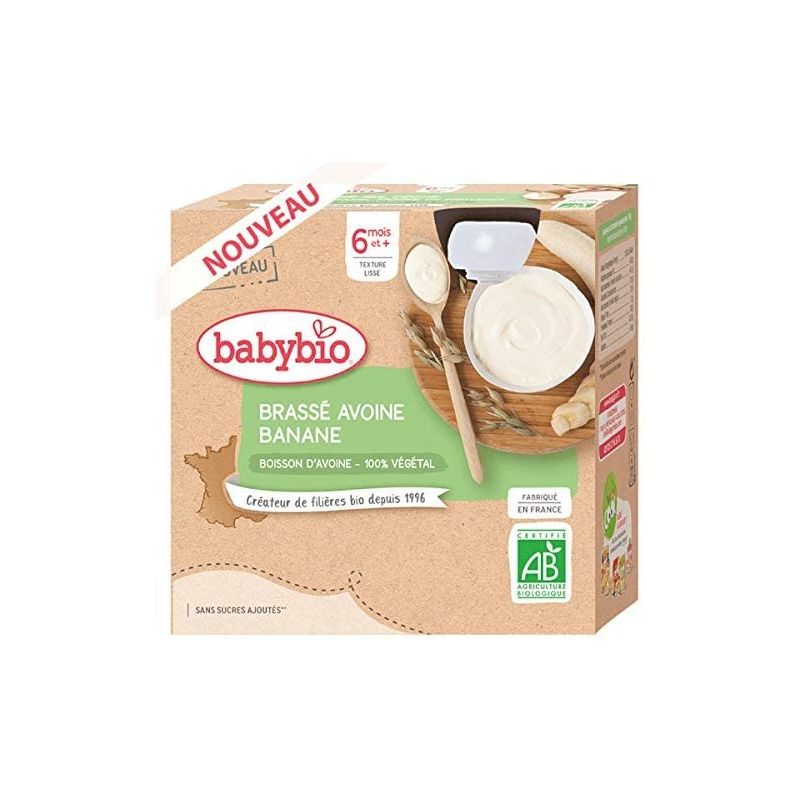 Babybio Brasse A L'Avoine Banane 4X85G
