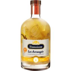 Damoiseau Rhum Les Arrangés Ananas Vanille 30% : La Bouteille De 70Cl