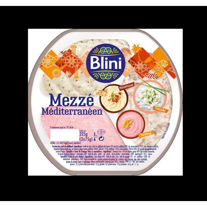 Atelier Blini Aperitif Mediterraneen 225G