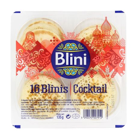 Atelier Blini Blinis X 16 Soit 135G
