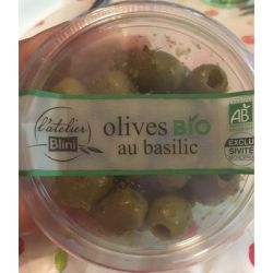 Atelier Blini 150G Olives Bio Basilic