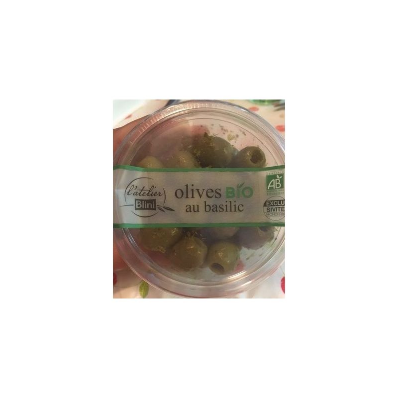 Atelier Blini 150G Olives Bio Basilic