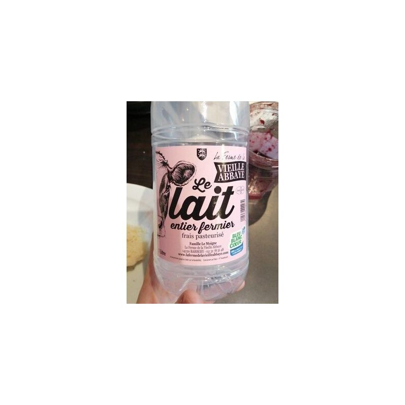 La Ferme De Vieille Abbaye 1L Lait Ent.Pasteurise Fermier