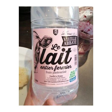 La Ferme De Vieille Abbaye 1L Lait Ent.Pasteurise Fermier