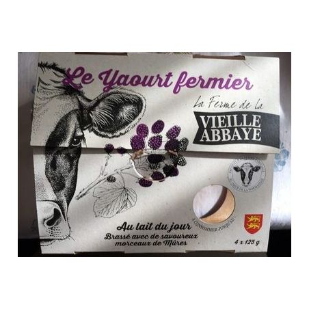 La Ferme De Vieille Abbaye V.Abb Yaourt Brasse Mure4X125G