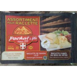 Pochat Et Fils 660G Fromage À Raclette Assortiment