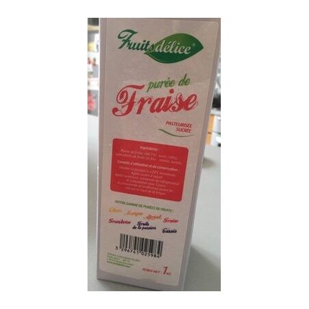Fruits Delice 1Kg Puree Fraise