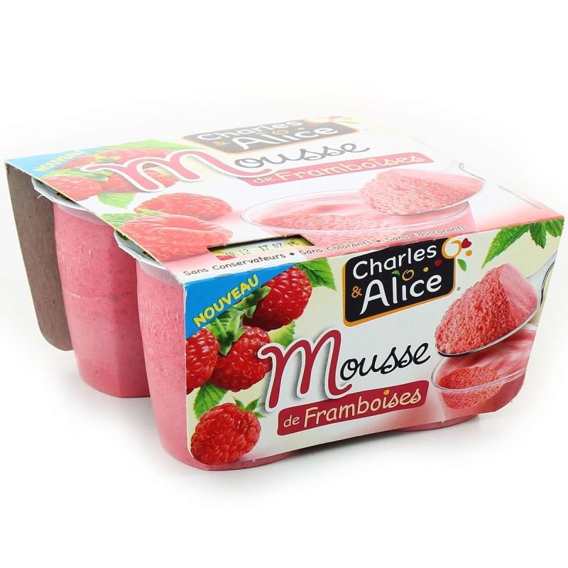 Charles & Alice 4X48G Mousse Framboise Charles&Alice
