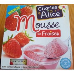 Charles & Alice Ch&Al.Mousse Fraise 4X48G