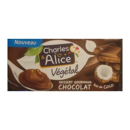 Charles & Alice 110G Spécialité Végétale Coco Chocolat